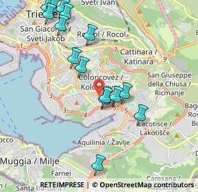 Mappa 34148 Trieste TS, Italia (2.15467)