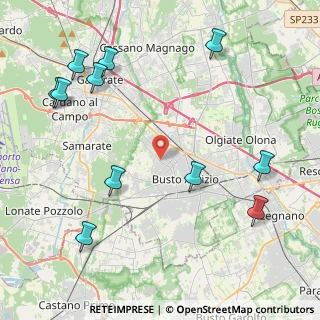 Mappa Via Gioacchino Rossini, 21052 Busto Arsizio VA, Italia (5.35545)