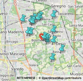 Mappa Via Dolomiti, 20033 Desio MB, Italia (1.49765)