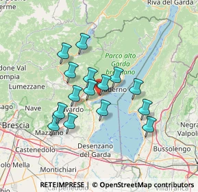 Mappa Via della Chiesa, 25083 Gardone Riviera BS, Italia (11.19933)