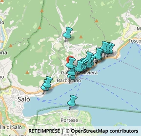 Mappa Via della Chiesa, 25083 Gardone Riviera BS, Italia (1.2315)