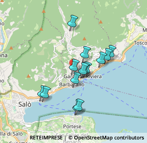 Mappa Via della Chiesa, 25083 Gardone Riviera BS, Italia (1.41)