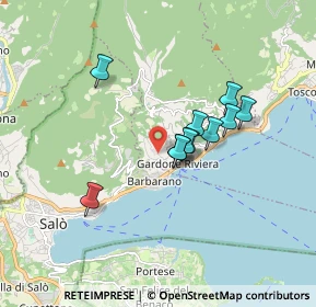Mappa Via della Chiesa, 25083 Gardone Riviera BS, Italia (1.30727)