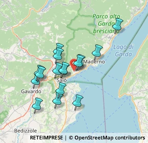 Mappa Via della Chiesa, 25083 Gardone Riviera BS, Italia (6.095)