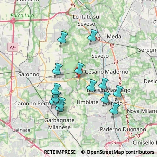 Mappa Via Roma, 20033 Villaggio Brollo MI, Italia (3.66071)