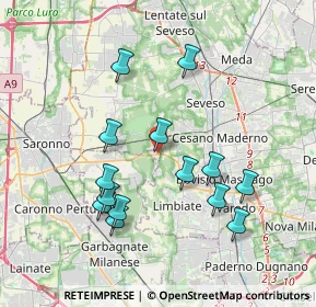 Mappa 20033 Villaggio Brollo MI, Italia (3.66071)
