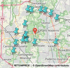 Mappa Via Roma, 20033 Villaggio Brollo MI, Italia (4.24875)