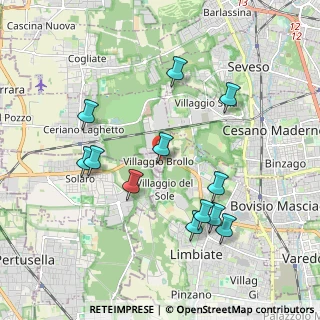 Mappa Via Roma, 20033 Villaggio Brollo MI, Italia (1.9525)