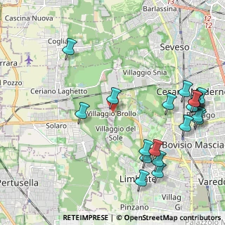 Mappa Via Roma, 20033 Villaggio Brollo MI, Italia (2.6195)
