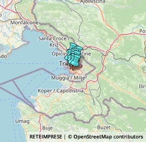 Mappa Via San Pantaleone, 34147 Trieste TS, Italia (11.85833)