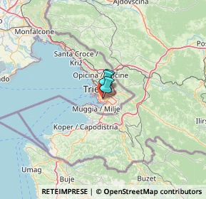 Mappa Via San Pantaleone, 34147 Trieste TS, Italia (63.77167)