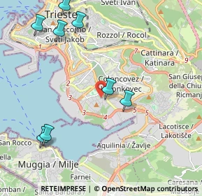 Mappa Via San Pantaleone, 34147 Trieste TS, Italia (2.82909)