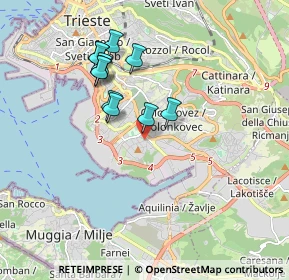 Mappa Via San Pantaleone, 34147 Trieste TS, Italia (1.57091)