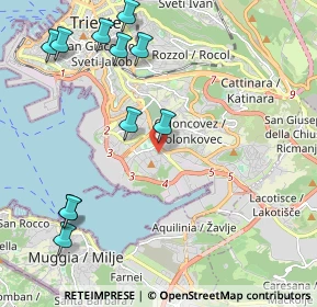 Mappa Via San Pantaleone, 34147 Trieste TS, Italia (2.52818)