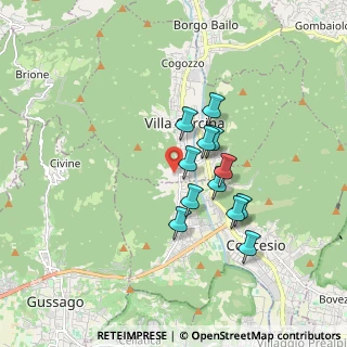Mappa Via Campania, 25069 Villa Carcina BS, Italia (1.35417)