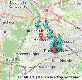 Mappa Via Francesco Cilea, 21052 Busto Arsizio VA, Italia (1.40143)