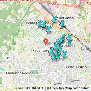Mappa Via Francesco Cilea, 21052 Busto Arsizio VA, Italia (0.796)