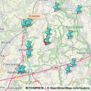 Mappa Via Giacomo Leopardi, 20882 Bellusco MB, Italia (5.11538)