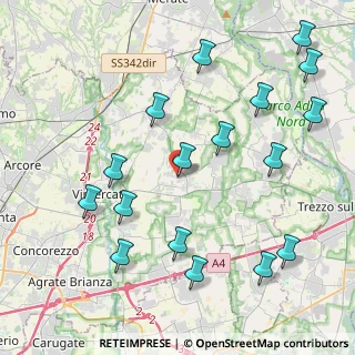 Mappa Via Giacomo Leopardi, 20882 Bellusco MB, Italia (4.81588)