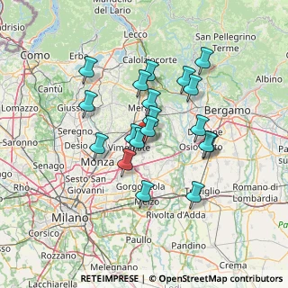 Mappa Via Giacomo Leopardi, 20882 Bellusco MB, Italia (11.79316)