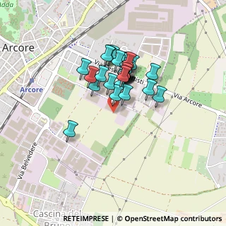 Mappa Via Polini, 20862 Arcore MB, Italia (0.32333)