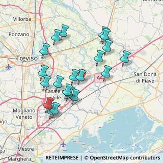Mappa Via Pantiera, 31056 Roncade TV, Italia (7.199)