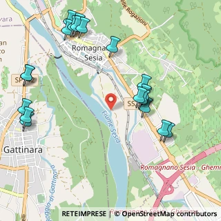 Mappa Via Incastrone, 28078 Romagnano Sesia NO, Italia (1.26)