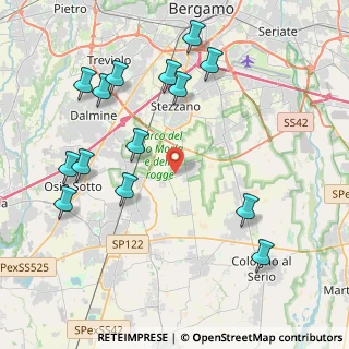Mappa Via Brigata Alpina Orobica, 24040 Comun nuovo BG, Italia (4.715)