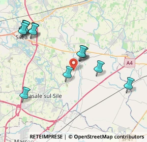 Mappa Via Pozzetto, 31056 Roncade TV, Italia (4.39615)