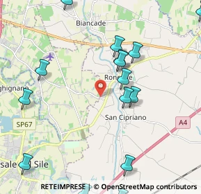 Mappa Via Pozzetto, 31056 Roncade TV, Italia (2.69438)