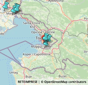 Mappa Via San Pantaleone, 34148 Trieste TS, Italia (25.81357)