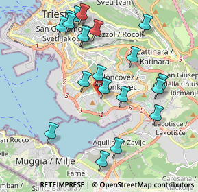 Mappa Via San Pantaleone, 34148 Trieste TS, Italia (2.1025)