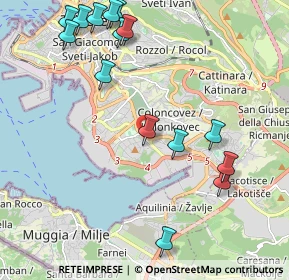 Mappa Via San Pantaleone, 34148 Trieste TS, Italia (2.476)