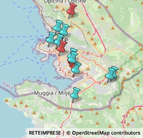 Mappa Via San Pantaleone, 34148 Trieste TS, Italia (2.91083)