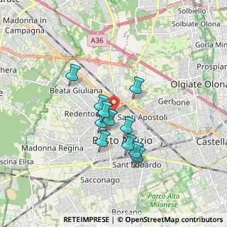 Mappa Via Fabio Filzi, 21052 Busto Arsizio VA, Italia (1.3)
