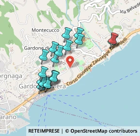 Mappa Via Cornella, 25083 Gardone Riviera BS, Italia (0.407)