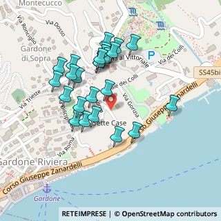 Mappa Via Cornella, 25083 Gardone Riviera BS, Italia (0.212)