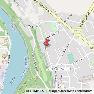 Mappa Via Trento,  18, 24042 Capriate San Gervasio, Bergamo (Lombardia)