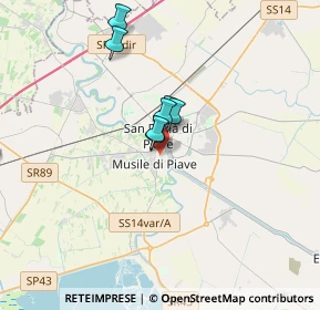Mappa Via San Giovanni, 30024 Musile di Piave VE, Italia (4.64182)