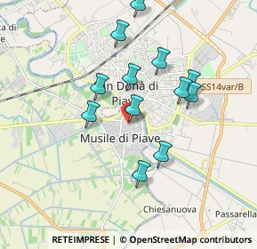 Mappa Via San Giovanni, 30024 Musile di Piave VE, Italia (1.63167)