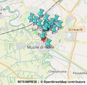 Mappa Via San Giovanni, 30024 Musile di Piave VE, Italia (1.27842)