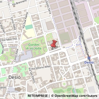 Mappa Via Silvio Pellico, 3, 20832 Desio, Monza e Brianza (Lombardia)