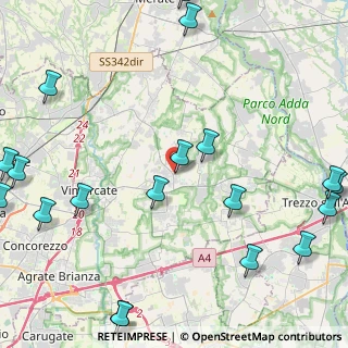 Mappa Via Cervino, 20882 Bellusco MB, Italia (6.4815)