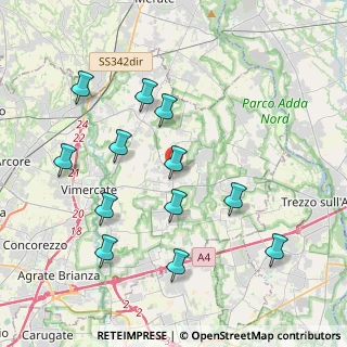 Mappa Via Cervino, 20882 Bellusco MB, Italia (4.075)