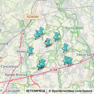 Mappa Via Cervino, 20882 Bellusco MB, Italia (3.32636)