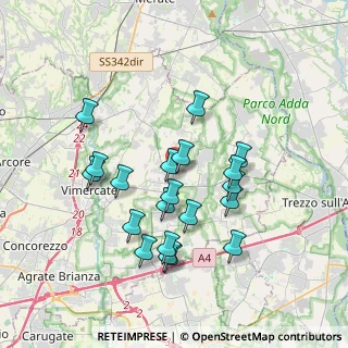 Mappa Via Cervino, 20882 Bellusco MB, Italia (3.414)