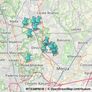 Mappa Via G. B. Pergolesi, 20851 Lissone MB, Italia (3.01364)