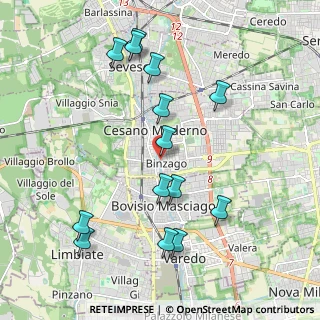 Mappa Via Cavour, 20811 Cesano Maderno MB, Italia (2.13429)