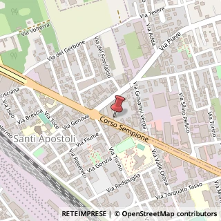 Mappa Corso Sempione, 8/b, 21052 Busto Arsizio, Varese (Lombardia)