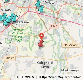 Mappa Via Pradone, 24050 Zanica BG, Italia (7.20765)